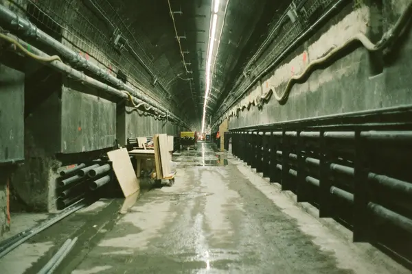 Ouvrage souterrain en béton en cours de construction (photo d'illustration) — Grand Paris Express — Ligne 15 : études d'exécution et coordination études–travaux